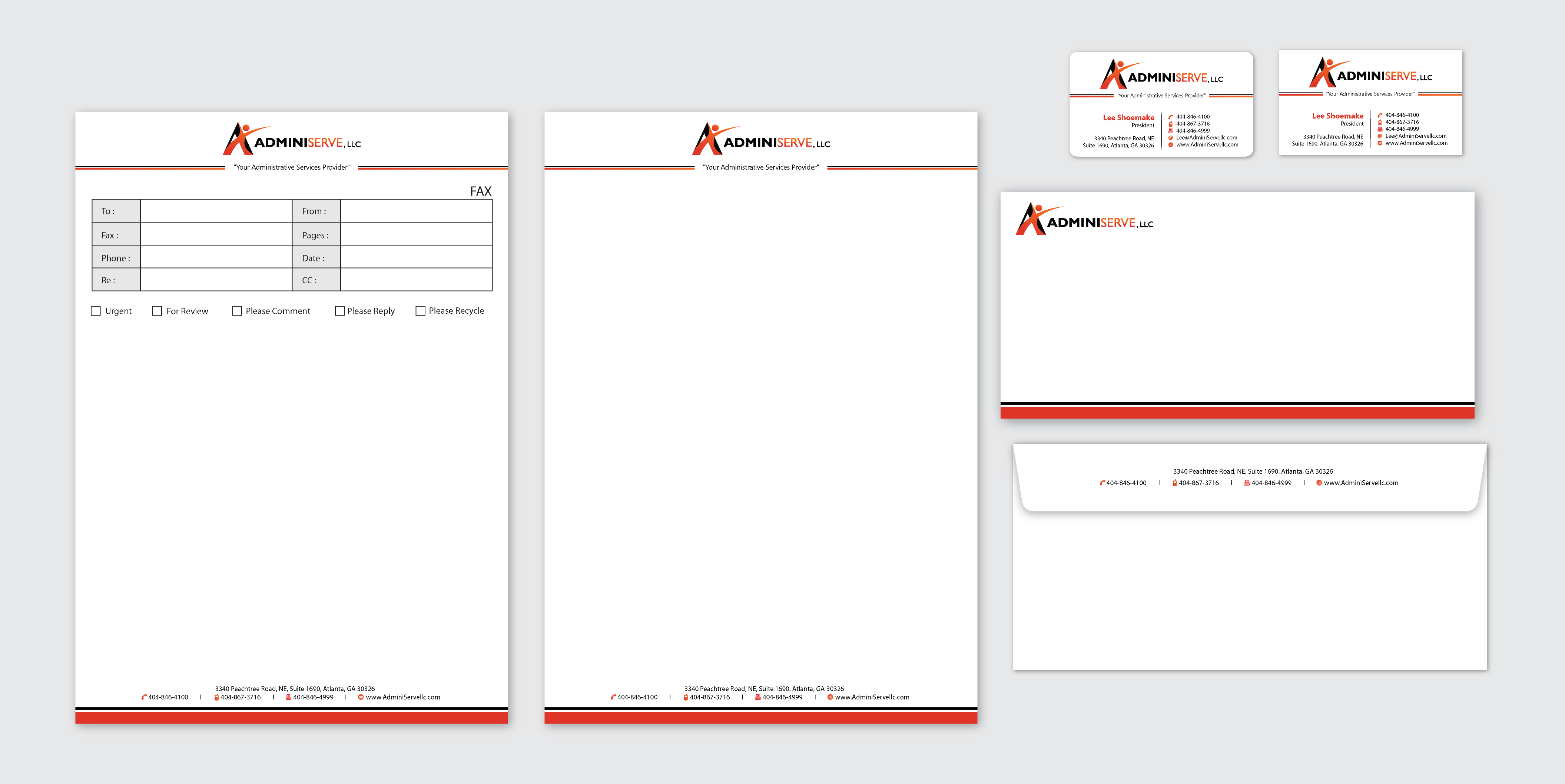 Statianery Design- ADMINISERVE, LLC - Miscellaneous