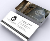 Business cards for modern animal non-profit organization