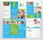 Modern, corporate marketing collateral for Sprout Early Education Center
