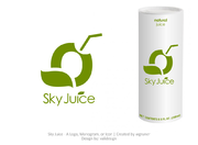 Logo for a beverage can