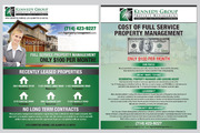 8 1/2 x 11 Mailer/Flyer for Property Management Firm