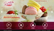 Website for La Fraise restaurant