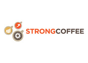 Strong Coffee Marketing Logo