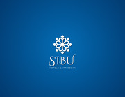 Logo for a fancy boutique hotel at tge Carrebbean