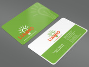 Business Card for Lumino (please use the uploaded logo)