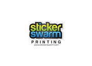 Sticker Swarm Printing Logo