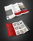 Brochure for a Garage Door/Overhead Door/Door/Window company