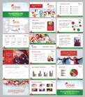 PowerPoint Template on a Market Research Report - Xmas