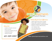 Trade show booth for an educational speech therapy company