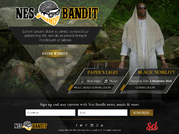 Website for Nes Bandit music artist (hip hop/ rap/ fashion)