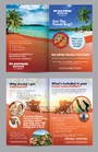 Bi-fold ( 4 total sides) brochure to advertise Travel vaccines offerred by a pharmacy