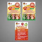 2-Sided Card (Flyer) for marketing WC Cleaner