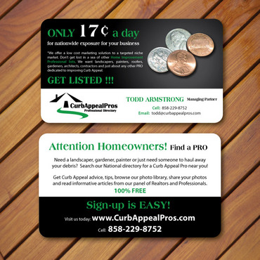 Promotional Business Card - Marketing