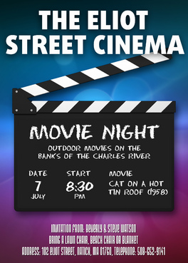 Invitation to "movie night" - Personal