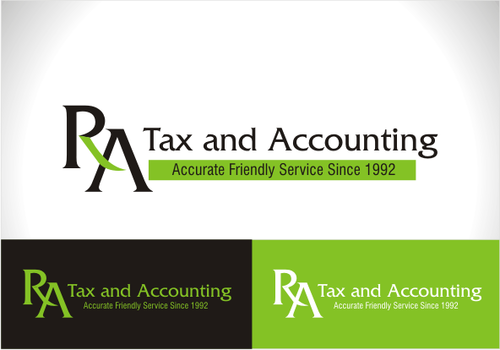 RA Tax and Accounting Logo - Financial Services
