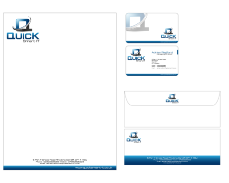 New UK Startup Biz, logo, letterhead - Computers