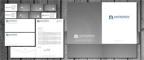 Law Firm Business Cards/Letterhead/Envelopes - Law