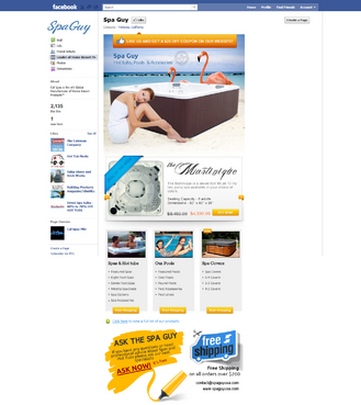 Facebook page like "Cal Spas" - Home and Garden