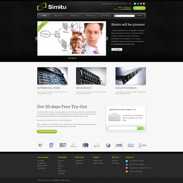 Simitu ApS cool new identity on web - 