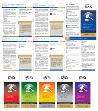 Continuing Professional Development Seminars - Law