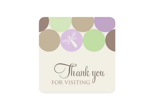 Logo for a baby card announcement, as well as a favor box.  - Personal