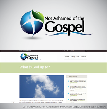 Logo for Not Ashamed of the Gospel Blog - Religion and Spirituality