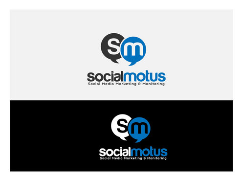 Business logo for SocialMotus - Social Media