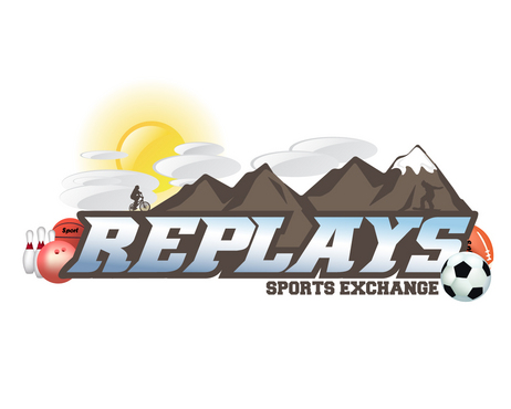 Replays Store Logo Design - Sports