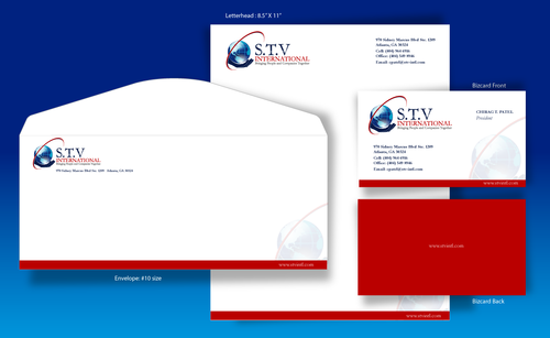 S.T.V International - Stationery Project - 