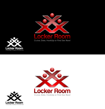 xXx Locker Room Logo Design  - Social Media