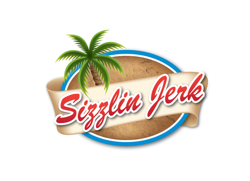 Business Logo Sizzlin Jerk - Food