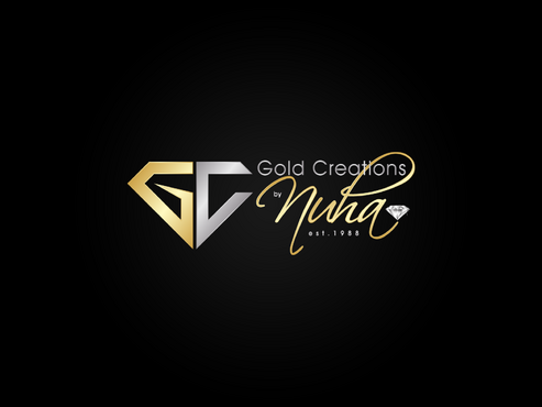 business logo for Gold Creations by NUHA - Jewelry