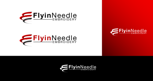 Business Logo, FlyinNeedle Embroidery - Advertising