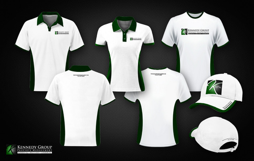 Polo Shirt - T Shirt and Hat - Kennedy Group Property Management - Real Estate