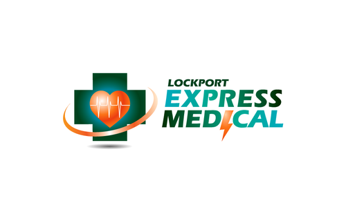 Logo for "Lockport Express Medical Group"; an urgent care center - Medical