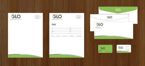 business cards and stationary set - Energy