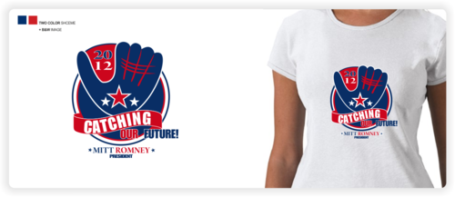 Pro-Mitt Romney T-shirt design  - Apparel