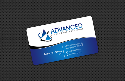 Business cards for mobile ultrasound company - 