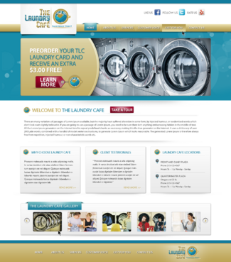 The Laundry Cafe Website - 