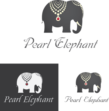 Pearl Elephant Logo - Jewelry