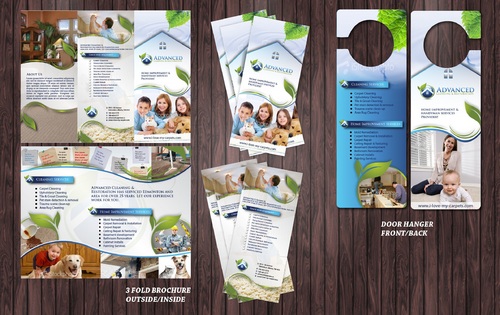 Door Hanger / Brochure / Work Estimate Sheet - Cleaning