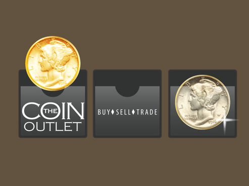 The Coin Outlet.com Website Logo - Hobbies