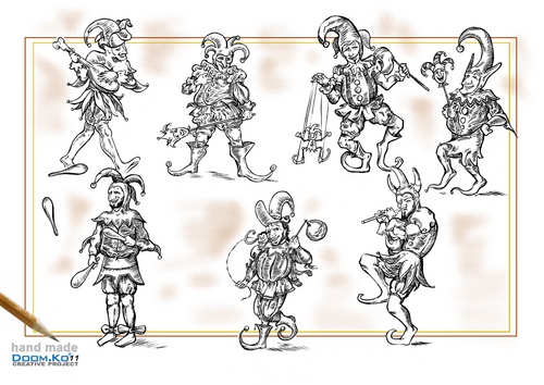 Jester Illustrations - Books