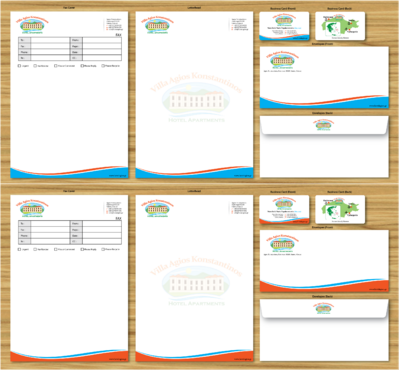 Villa Agios Konstantinos - Business Cards and Stationary - 