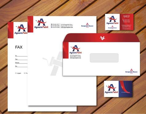 Stationery Project w/business card - Agoura Paint - Retailers