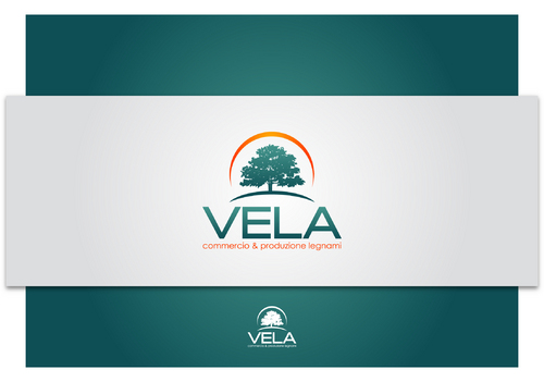 Business logo: Vela s.r.l. (Wood trading company) - Trade