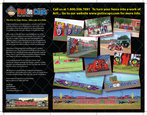 Brochure for Put-In-Cups - Advertising