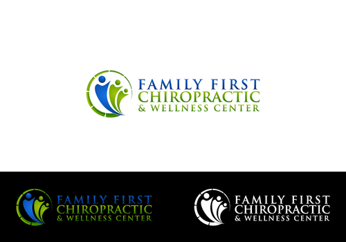 business logo for family first chiropractic - Health
