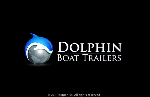 Dolphin Boat Trailers - Business logo on trailers - Manufacturing