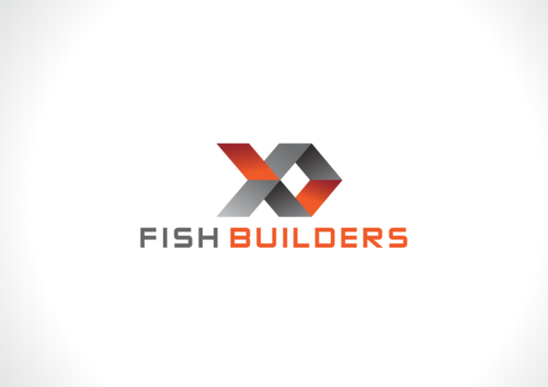 Business Logo for Fish Builders - Construction